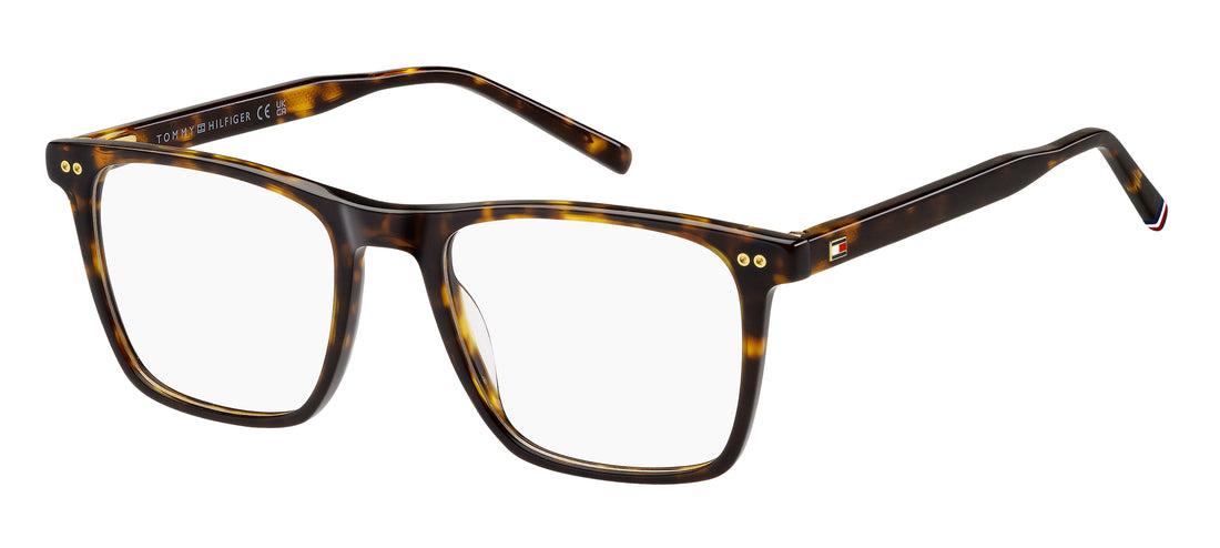 Gafas graduadas tommy hilfiger th 2131 086 havana rectangular masculino talla 52mm - Vista principal