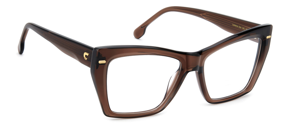 Brillen carrera 3064 09q marron rectangular femenino größe 55mm - Detailansicht