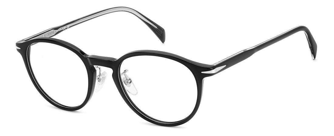 Prescription glasses david beckham db 1205/g 807 negro pantos masculino size 50mm - Main view