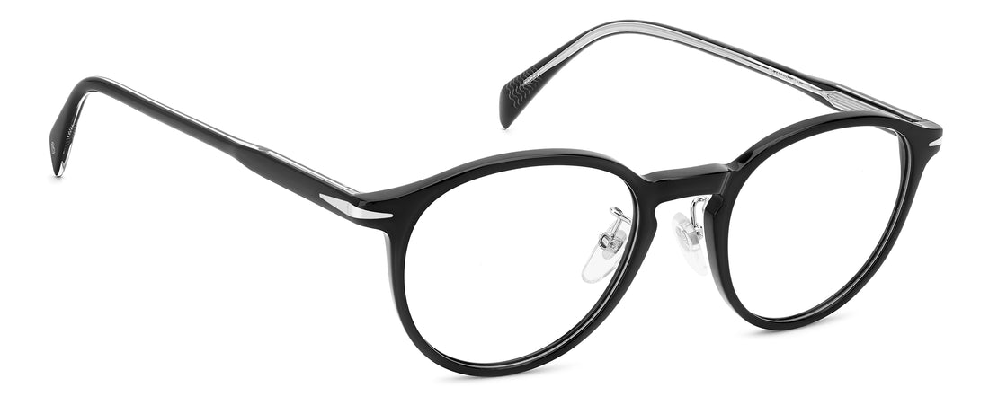 Prescription glasses david beckham db 1205/g 807 negro pantos masculino size 50mm - Detailed view