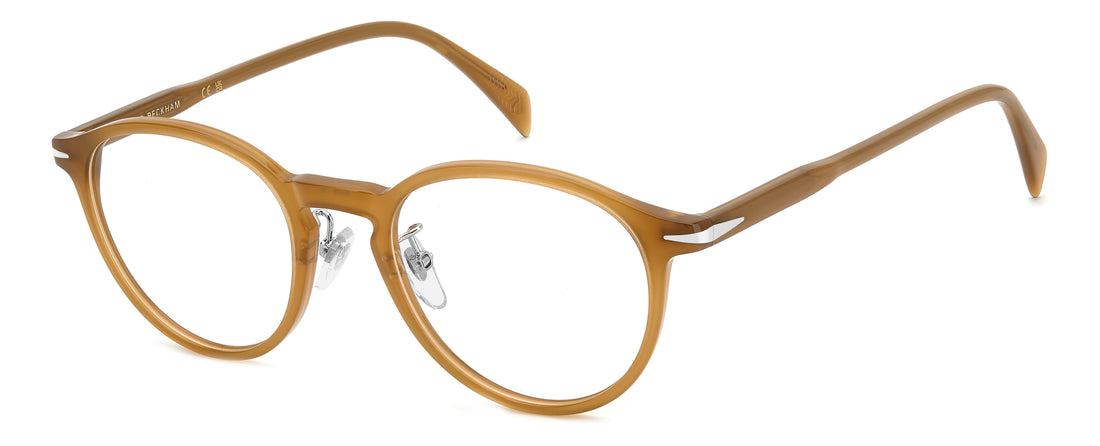 Prescription glasses david beckham db 1205/g fmp amarillo pantos masculino size 50mm - Main view