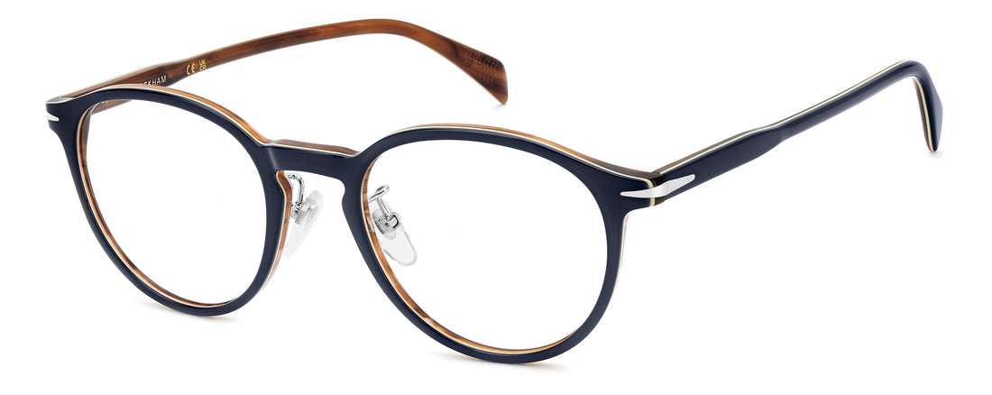 Prescription glasses david beckham db 1205/g s9w azul pantos masculino size 50mm - Main view