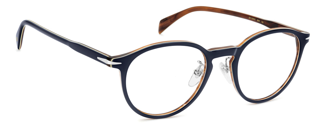 Prescription glasses david beckham db 1205/g s9w azul pantos masculino size 50mm - Detailed view