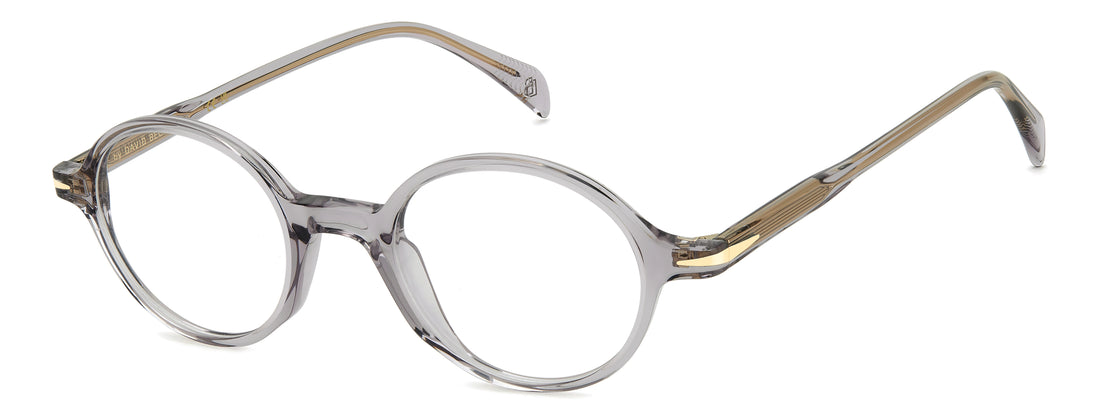 Prescription glasses david beckham db 1214 63m grey oval masculino size 46mm - Main view
