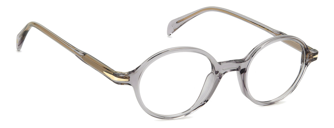 Prescription glasses david beckham db 1214 63m grey oval masculino size 46mm - Detailed view