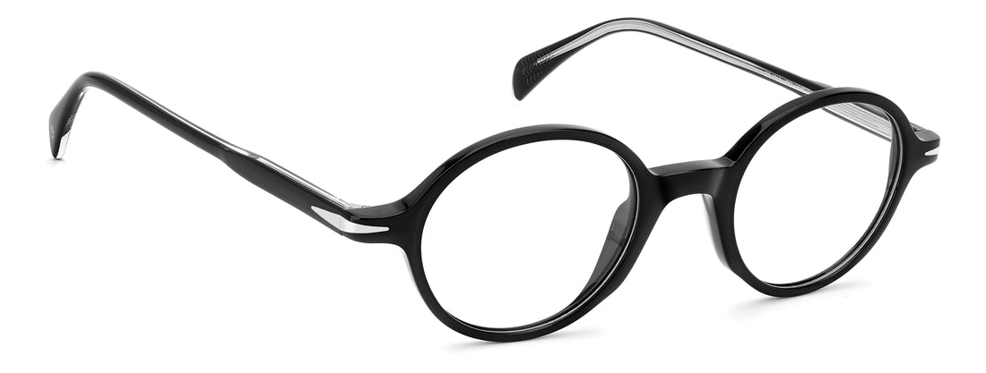 Prescription glasses david beckham db 1214 807 negro oval masculino size 46mm - Detailed view