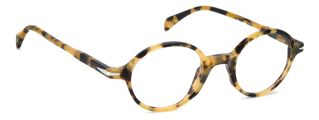 Prescription glasses david beckham db 1214 epz amarillo oval masculino size 46mm - Detailed view
