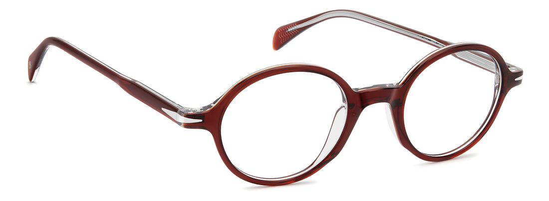 Prescription glasses david beckham db 1214 ykz burdeos oval masculino size 46mm - Detailed view