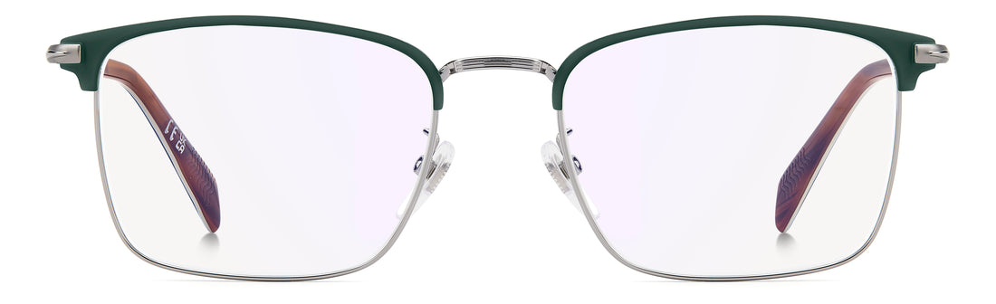 Prescription glasses david beckham db 1201/g ean plateado rectangular masculino size 54mm - Detailed view