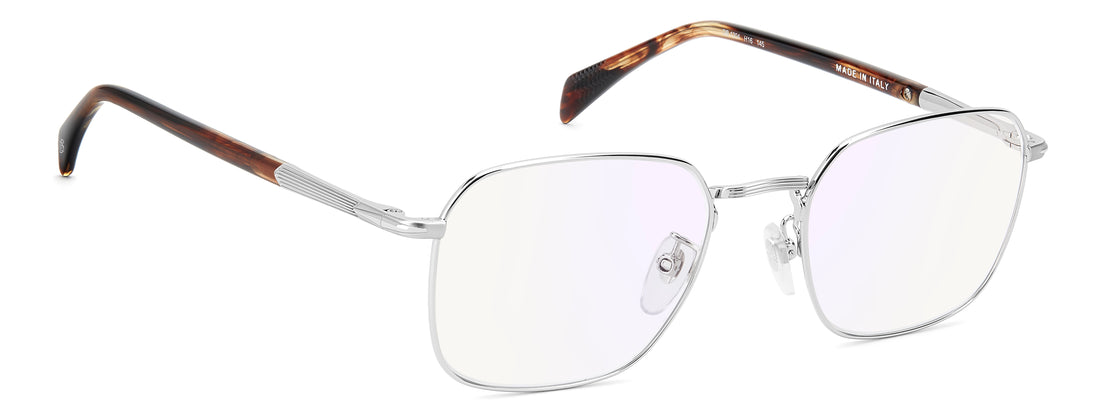 Prescription glasses david beckham db 1204 h16 plateado square masculino size 52mm - Detailed view