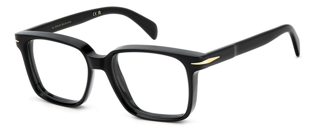 Prescription glasses david beckham db 7152 807 negro square masculino size 53mm - Main view