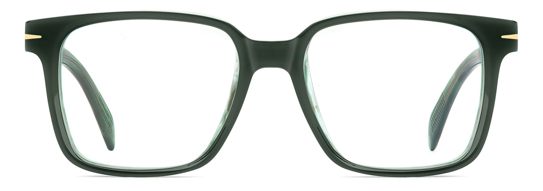 Prescription glasses david beckham db 7152 htv verde square masculino size 53mm - Detailed view