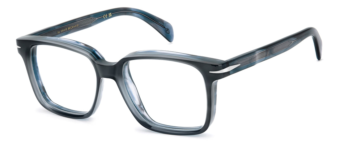 Prescription glasses david beckham db 7152 y00 azul square masculino size 53mm - Main view