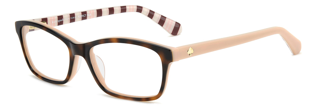 Prescription glasses kate spade catrina/3 oo4 rosa rectangular femenino size 51mm - Main view