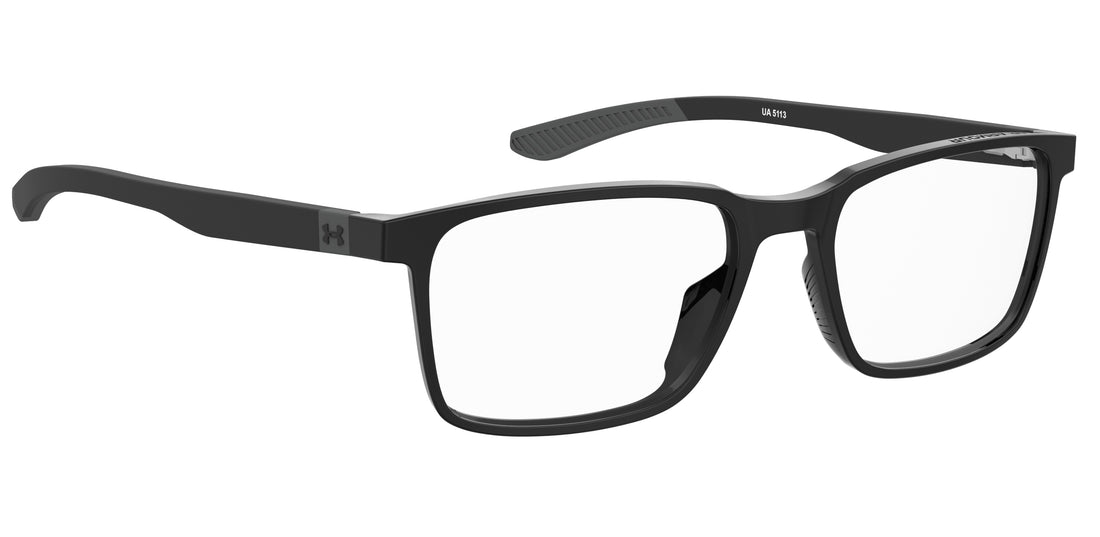 Gafas graduadas under armour ua 5113 08a negro rectangular masculino talla 55mm - Vista de detalle