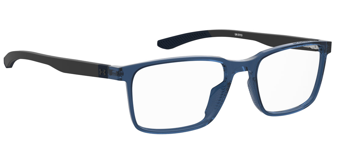 Gafas graduadas under armour ua 5113 4nz azul rectangular masculino talla 55mm - Vista de detalle