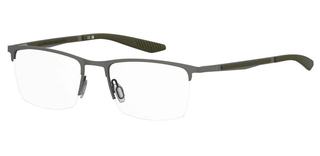 Gafas graduadas under armour ua 5115/g 0oc plateado rectangular masculino talla 55mm - Vista principal
