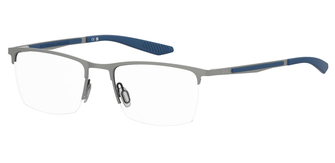 Gafas graduadas under armour ua 5115/g 9t9 plateado rectangular masculino talla 55mm - Vista principal