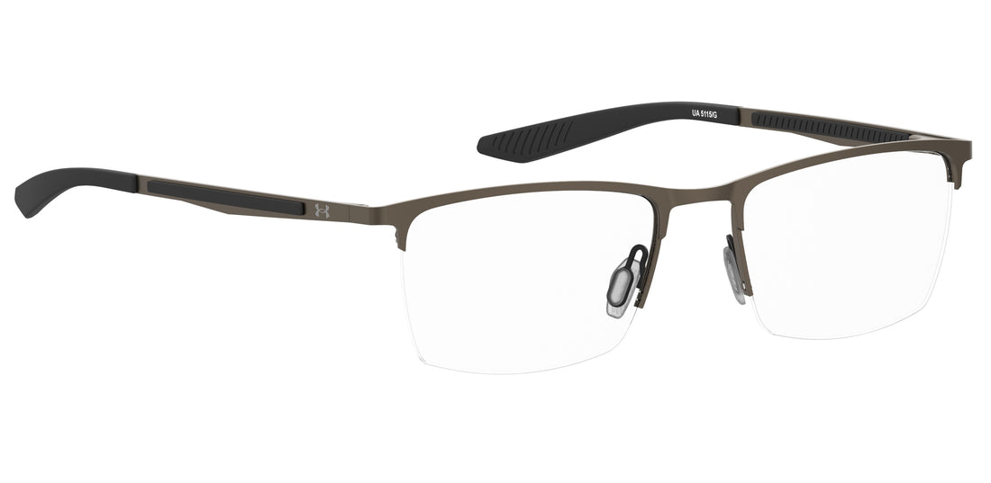 Gafas graduadas under armour ua 5115/g s05 marron rectangular masculino talla 55mm - Vista de detalle