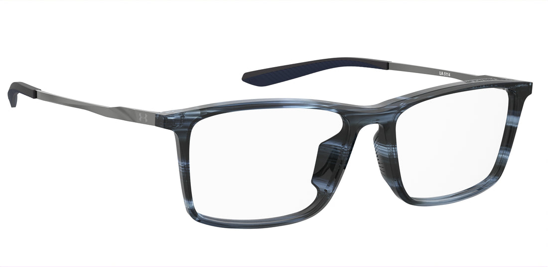 Gafas graduadas under armour ua 5118/f 38i azul rectangular masculino talla 57mm - Vista de detalle