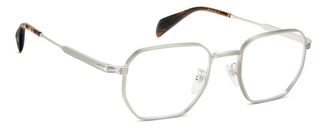 Gafas graduadas david beckham db 1242 9ci plateado rectangular masculino talla 50mm - Vista principal