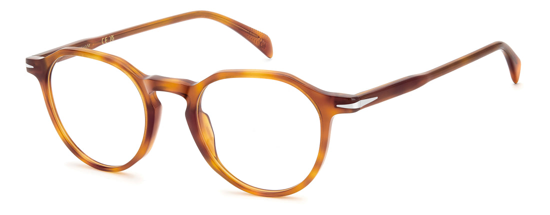Óculos graduados david beckham db 1230 wr9 marron pantos masculino tamanho 48mm - Vista principal
