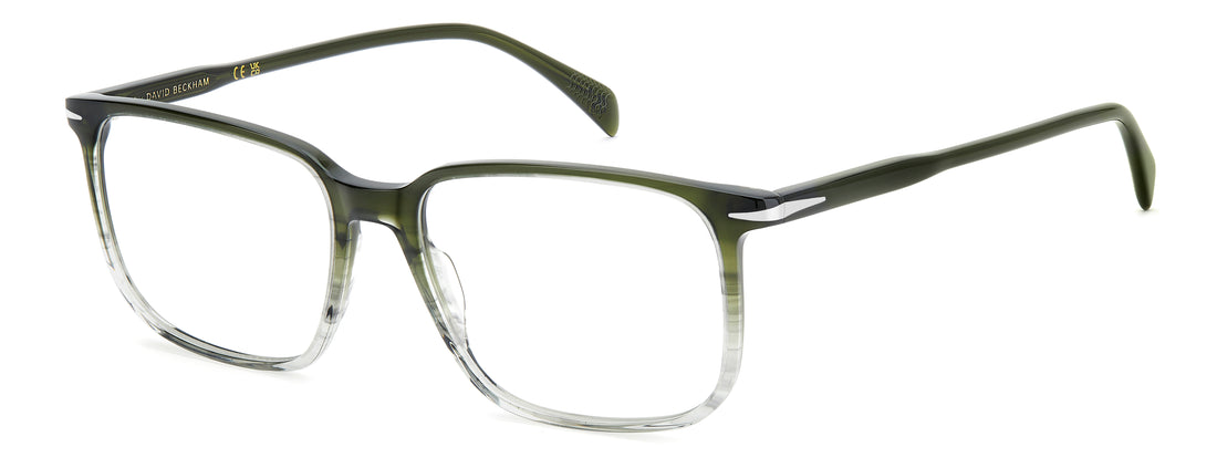 Óculos graduados david beckham db 1231 6nt verde rectangular masculino tamanho 55mm - Vista principal