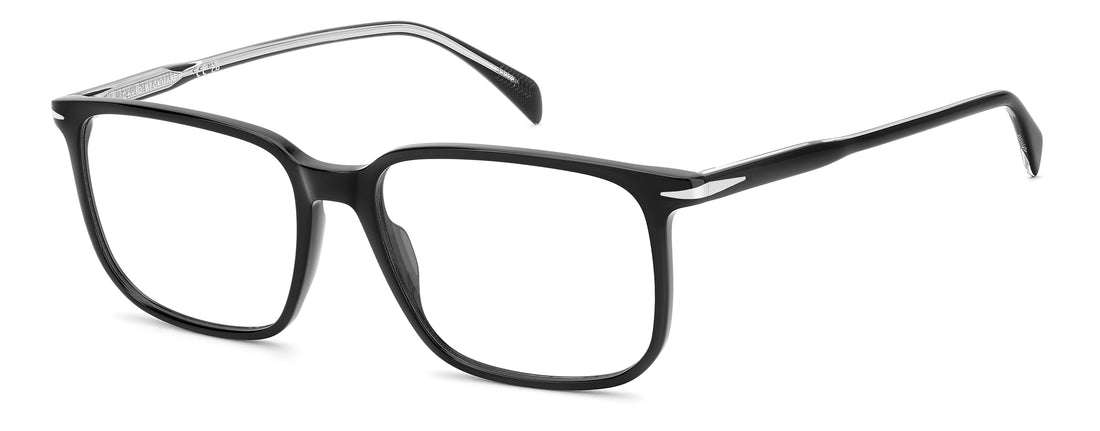 Óculos graduados david beckham db 1231 807 negro rectangular masculino tamanho 57mm - Vista principal