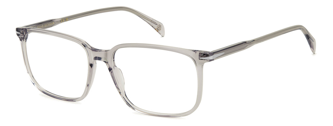 Óculos graduados david beckham db 1231 kb7 grey rectangular masculino tamanho 55mm - Vista principal