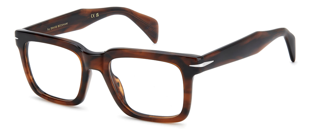 Gafas graduadas david beckham db 1237 ex4 marron square masculino talla 53mm - Vista principal