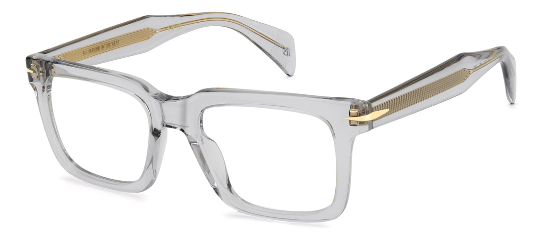 Gafas graduadas david beckham db 1237 kb7 grey square masculino talla 53mm - Vista principal