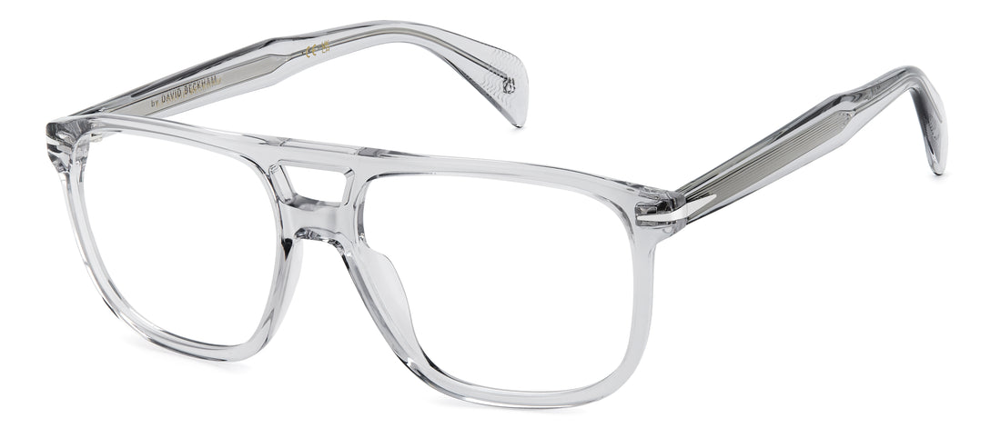 Brillen david beckham db 1235 kb7 gris rectangular masculino größe 55mm - Hauptansicht