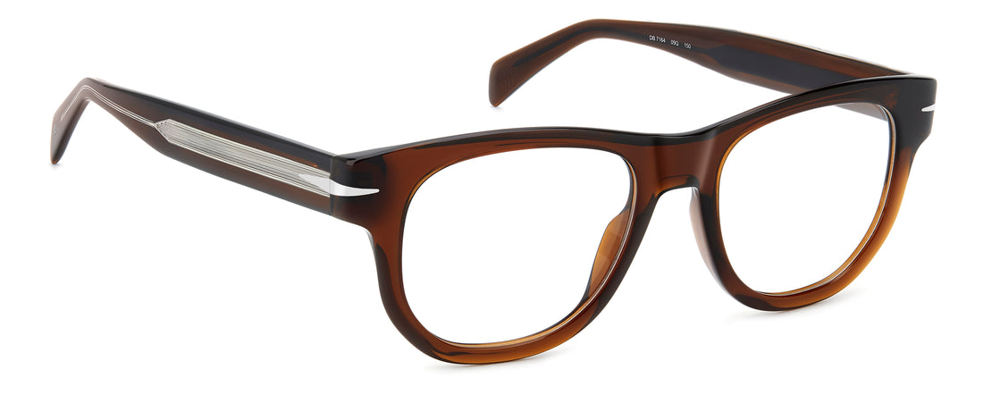 Gafas graduadas david beckham db 7164 09q marron square masculino talla 52mm - Vista de detalle