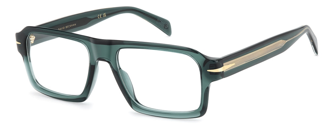 Gafas graduadas david beckham db 7165 zi9 verde rectangular masculino talla 54mm - Vista principal