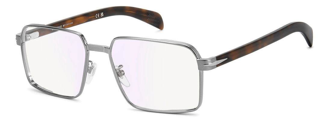 Gafas graduadas david beckham db 7166 31z plateado square masculino talla 57mm - Vista principal