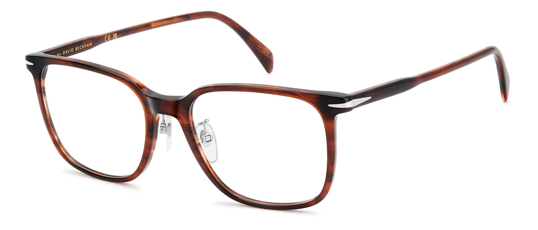 Brillen david beckham db 1233/g ex4 marron rectangular masculino größe 54mm - Hauptansicht