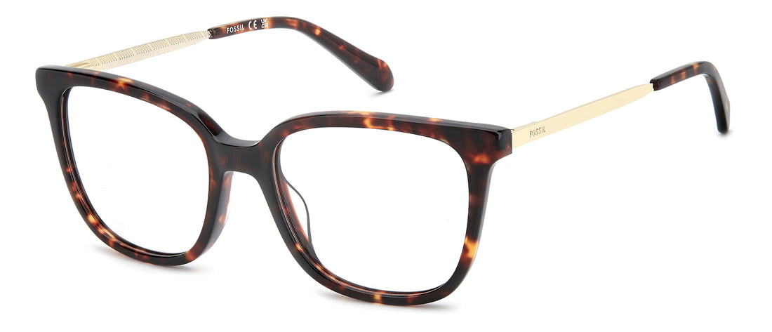 Gafas graduadas fossil fos 7218 086 havana square femenino talla 52mm - Vista principal