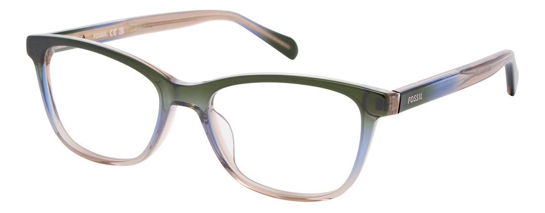 Lunettes de vue fossil fos 7219 0ox transparente rectangular femenino taille 52mm - Vue principale