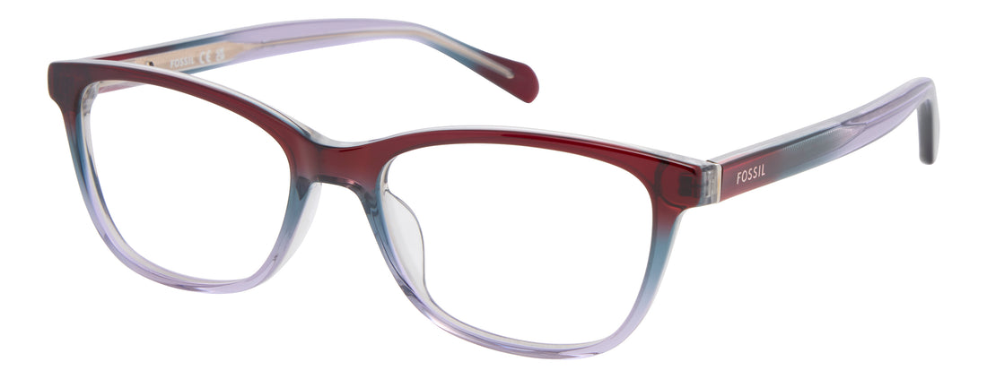 Lunettes de vue fossil fos 7219 3zj rosa rectangular femenino taille 52mm - Vue principale