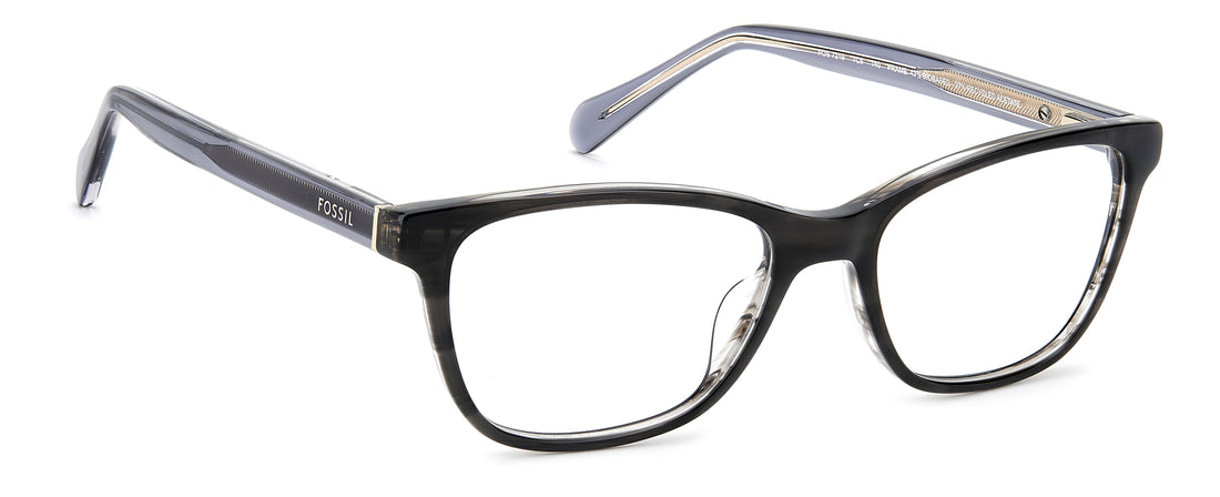 Lunettes de vue fossil fos 7219 7c5 negro rectangular femenino taille 52mm - Vue détaillée
