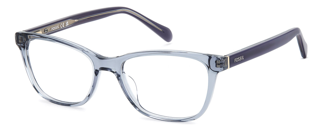 Lunettes de vue fossil fos 7219 oxz azul rectangular femenino taille 52mm - Vue principale