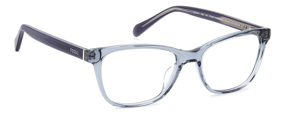 Lunettes de vue fossil fos 7219 oxz azul rectangular femenino taille 52mm - Vue détaillée
