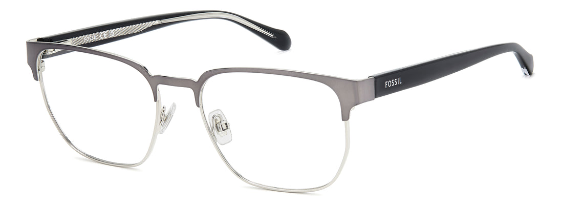 Lunettes de vue fossil fos 7221 kj1 plateado rectangular masculino taille 54mm - Vue principale