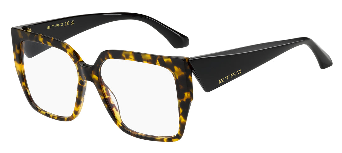 Prescription glasses etro 0124 086 havana square femenino size 54mm - Main view