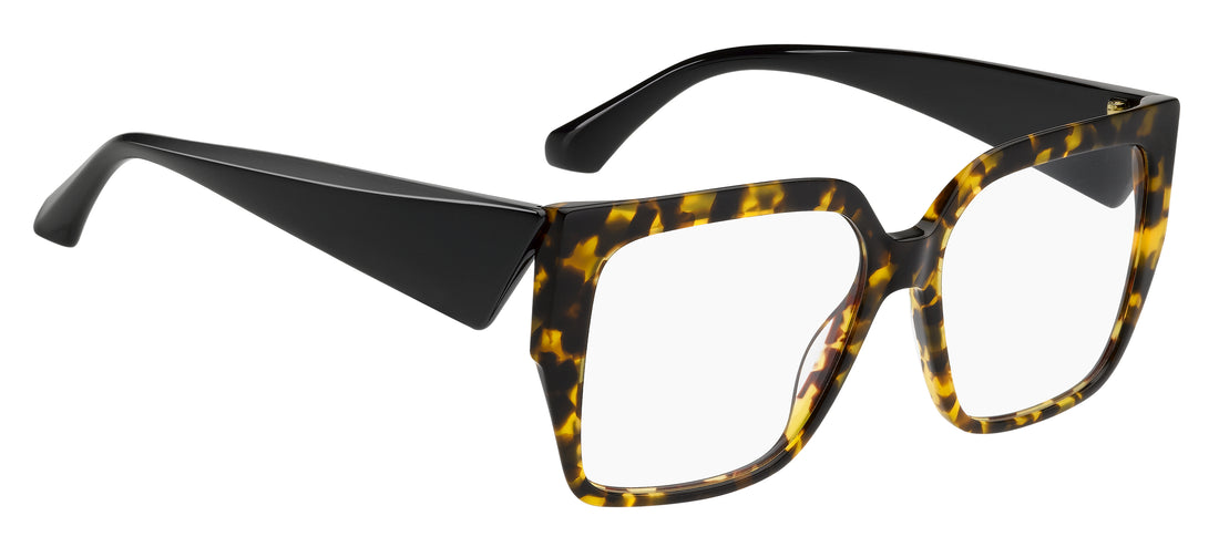 Prescription glasses etro 0124 086 havana square femenino size 54mm - Detailed view