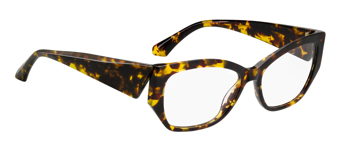 Óculos graduados etro 0126 086 havana rectangular femenino tamanho 54mm - Vista de detalhe