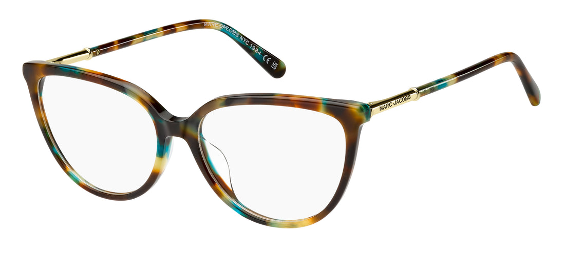 Óculos graduados marc jacobs marc 900/g cvt verde cat eye femenino tamanho 55mm - Vista principal