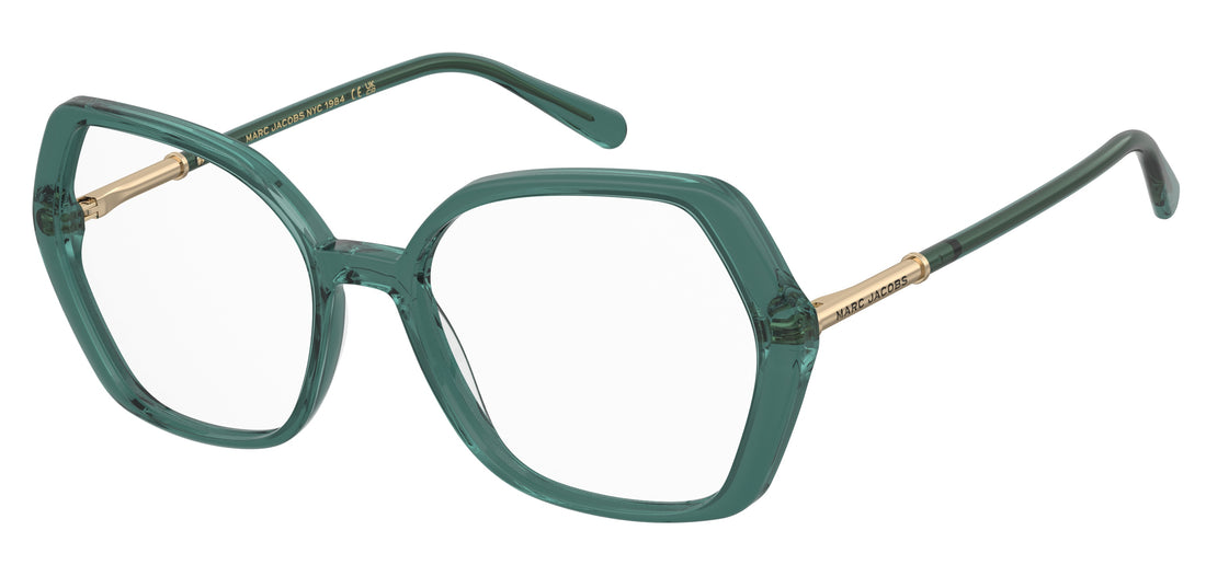 Óculos graduados marc jacobs marc 901 zi9 verde square femenino tamanho 55mm - Vista principal
