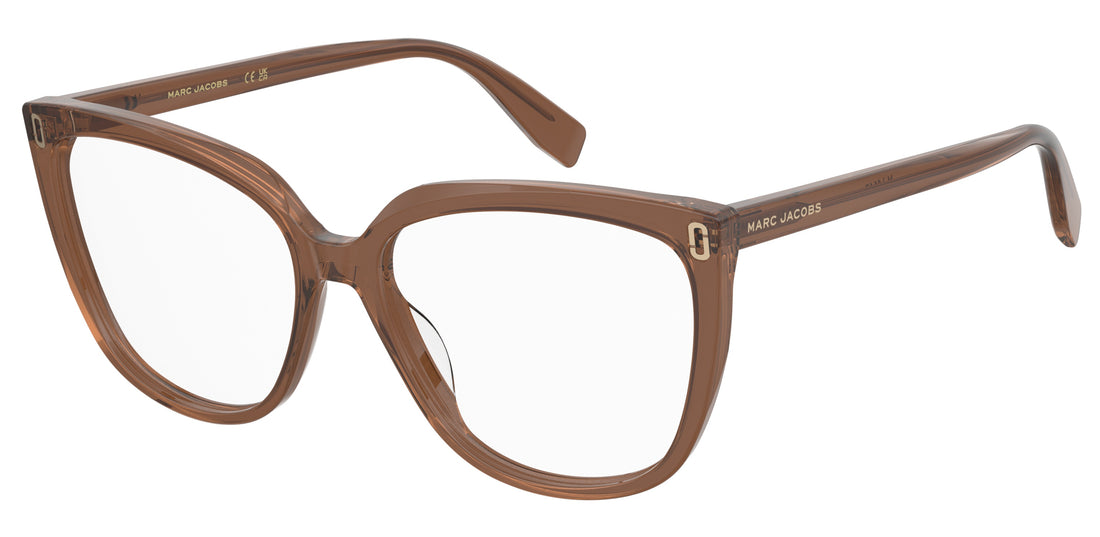 Óculos graduados marc jacobs mj 1143 09q marron cat eye femenino tamanho 55mm - Vista principal