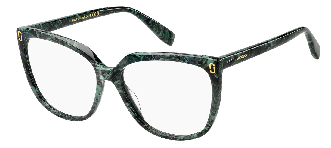 Óculos graduados marc jacobs mj 1143 jri verde cat eye femenino tamanho 55mm - Vista principal